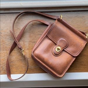 Vintage leather coach cross body